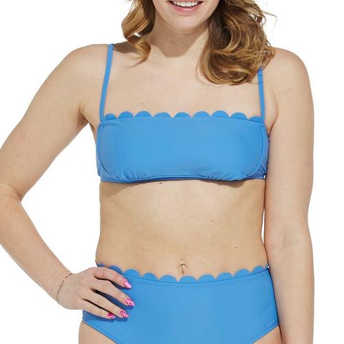 Women's Cupshe Scallop Bra Swim Bikini Top - Primary Image