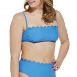 Women's Cupshe Scallop Bra Swim Bikini Top - Thumbnail 2 of 3