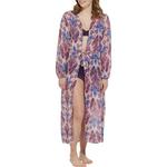 Women's Cupshe Maxi Tie Front Shirt Swim Cover Up - Thumbnail 1 of 3