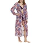 Women's Cupshe Maxi Tie Front Shirt Swim Cover Up - Thumbnail 2 of 3