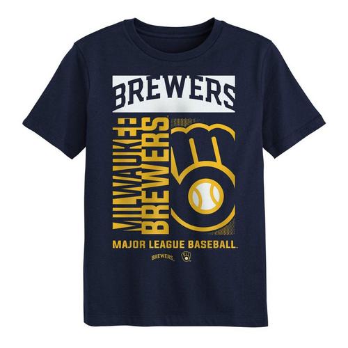 Genuine Stuff Kids' Milwaukee Brewers Force Out T-Shirt - Primary Image