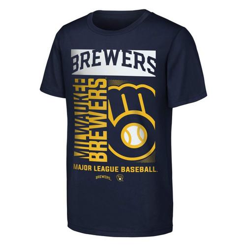 Genuine Stuff Kids' Milwaukee Brewers Force Out T-Shirt - Primary Image