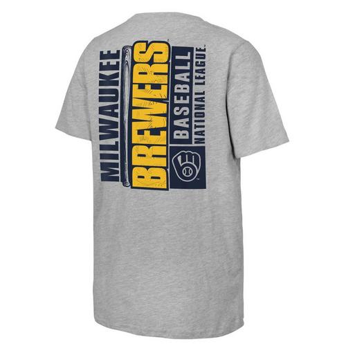 Genuine Stuff Kids' Milwaukee Brewers Line Drive T-Shirt - Primary Image