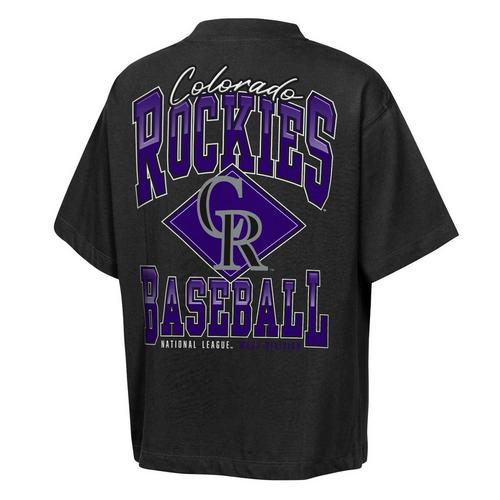 Genuine Stuff Kids' Colorado Rockies Backstop T-Shirt - Primary Image