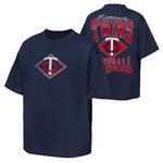 Genuine Stuff Kids' Minnesota Twins Backstop T-Shirt - Thumbnail 1 of 3