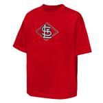 Genuine Stuff Kids' St. Louis Cardinals Backstop T-Shirt - Thumbnail 2 of 3