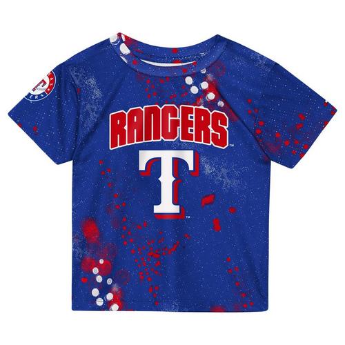 Genuine Stuff Baby Texas Rangers Pinch Hit Short & T-Shirt Set - Primary Image
