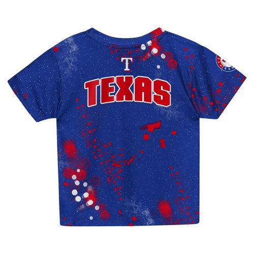 Genuine Stuff Baby Texas Rangers Pinch Hit Short & T-Shirt Set - Primary Image
