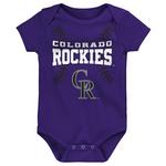 Genuine Stuff Baby Colorado Rockies Batter Onesie 3 Pack - Thumbnail 3 of 4