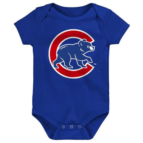 Genuine Stuff Baby Chicago Cubs Batter Onesie 3 Pack - Primary Image