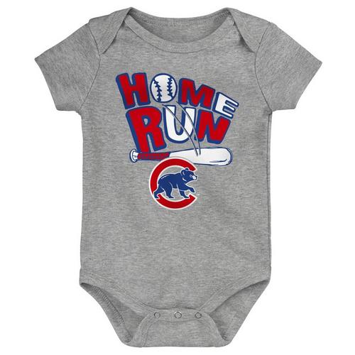 Genuine Stuff Baby Chicago Cubs Batter Onesie 3 Pack - Primary Image