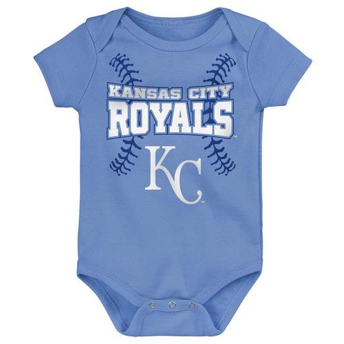 Genuine Stuff Baby Kansas City Royals Batter Onesie 3 Pack - Primary Image