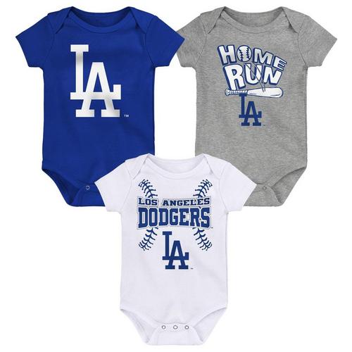 Genuine Stuff Baby Los Angeles Dodgers Batter Onesie 3 Pack - Primary Image