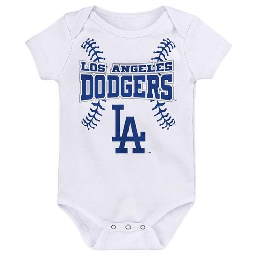 Genuine Stuff Baby Los Angeles Dodgers Batter Onesie 3 Pack - Primary Image