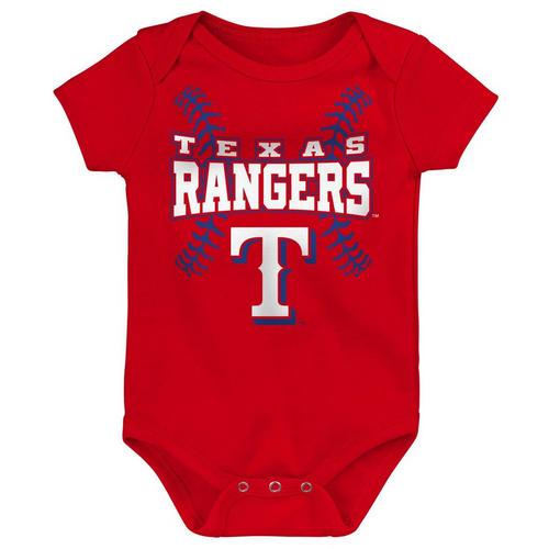 Genuine Stuff Baby Texas Rangers Batter Onesie 3 Pack - Primary Image