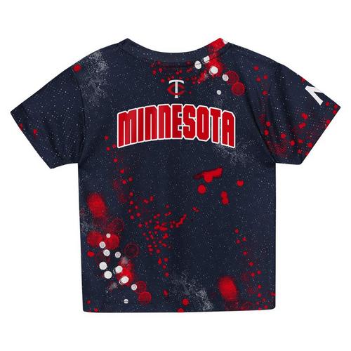 Genuine Stuff Toddler Minnesota Twins Pinch Hit Short & T-Shirt Set - Primary Image