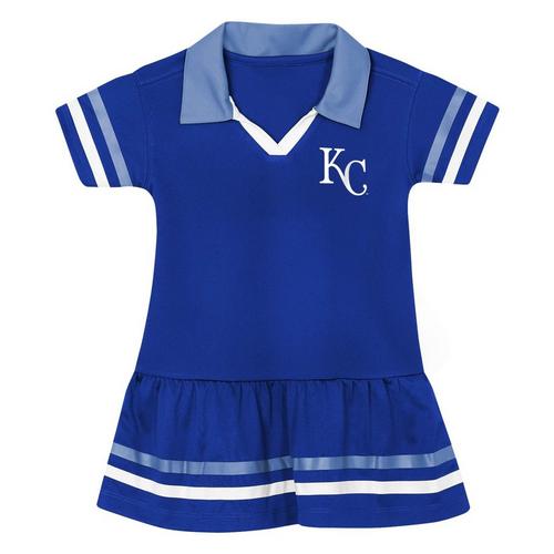 Genuine Stuff Toddler Kansas City Royals Baseball Hit Dress - Primary Image