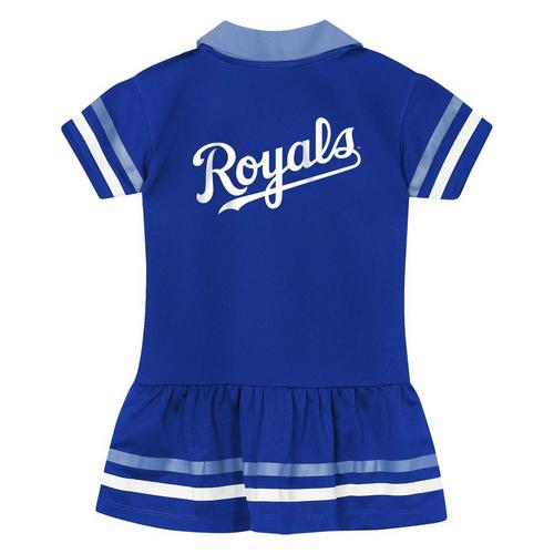 Genuine Stuff Toddler Kansas City Royals Baseball Hit Dress - Primary Image