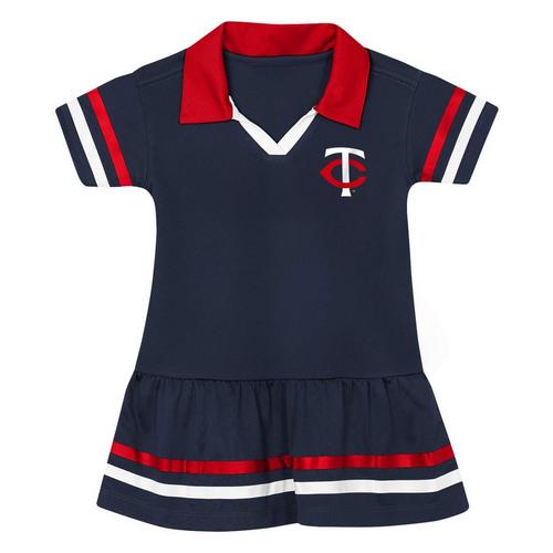 Genuine Stuff Toddler Minnesota Twins Baseball Hit Dress - Primary Image