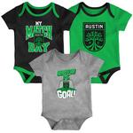 Genuine Stuff Baby Austin FC 3pk Onesie - Thumbnail 1 of 4