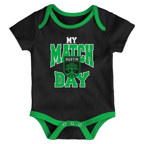 Genuine Stuff Baby Austin FC 3pk Onesie - Primary Image