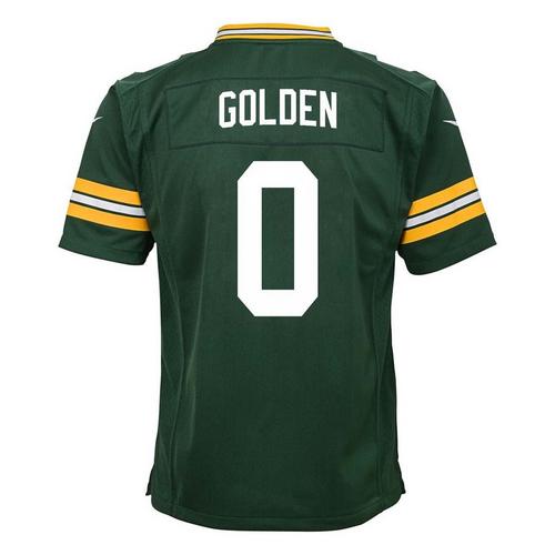 Nike Kids' Green Bay Packers Matthew Golden #22 Game Jersey - Primary Image