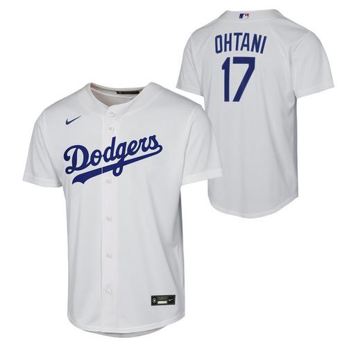 Nike MLB Dodgers OHTANI 17 ユニフォーム　キッズ Nike Kids' Los Angeles Dodgers Shohei Ohtani #17 Home Base Jersey