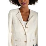 Women's Liverpool Los Angeles Scallop Detail Collarless Jacket - Thumbnail 4 of 5