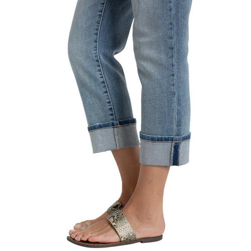 Women's Liverpool Los Angeles Marley Cropped Cuffed Girlfriend Jeans - Primary Image