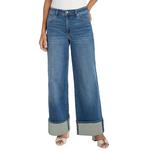 Women's Liverpool Los Angeles Morgan Cuffed Crop Wide Leg Jeans - Thumbnail 1 of 3