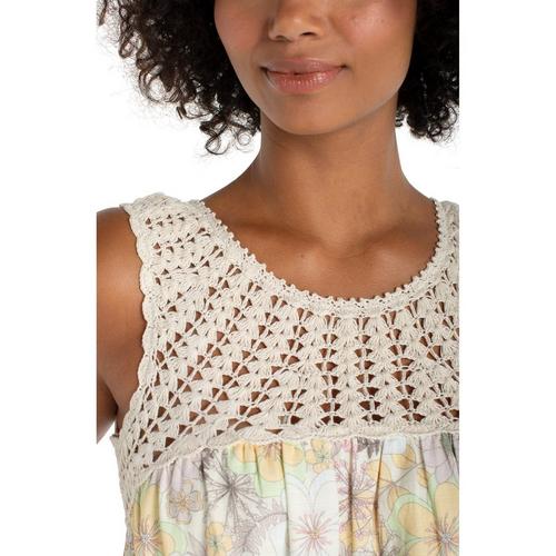 Women's Liverpool Los Angeles Crochet Detail Woven Babydoll Dress - Primary Image