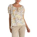 Women's Liverpool Los Angeles Tie Neck Woven Notch Neck Blouse - Thumbnail 1 of 3