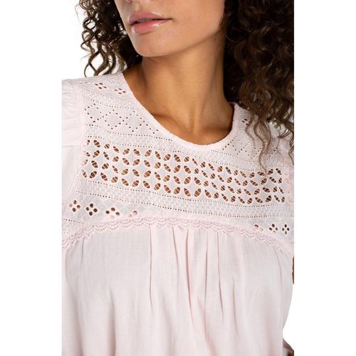 Women's Liverpool Los Angeles Double Flutter Sleeve Blouse - Primary Image