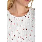 Women's Liverpool Los Angeles Flutter Sleeve Knit Boat Neck Blouse - Thumbnail 2 of 4