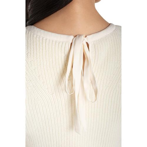 Women's Liverpool Los Angeles Tie Back Sweater Woven Midi Shift Dress - Primary Image