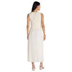 Women's Liverpool Los Angeles Tie Back Sweater Woven Midi Shift Dress - Thumbnail 3 of 5