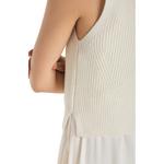 Women's Liverpool Los Angeles Tie Back Sweater Woven Midi Shift Dress - Thumbnail 4 of 5