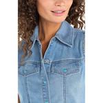 Women's Liverpool Los Angeles Slim Sleeveless Button Up Shirt - Thumbnail 3 of 3