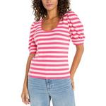 Women's Liverpool Los Angeles Half Sleeve Knit Scoop Neck Shirt - Thumbnail 1 of 3