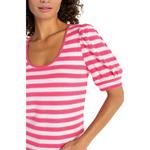 Women's Liverpool Los Angeles Half Sleeve Knit Scoop Neck Shirt - Thumbnail 2 of 3