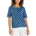 Women's Liverpool Los Angeles Fold Over Knit Boat Neck Shirt - Thumbnail 1 of 3