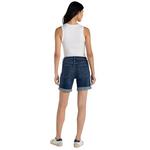 Women's Liverpool Los Angeles Marley Girlfriend Roll Cuff Hem Jean Shorts - Thumbnail 4 of 4