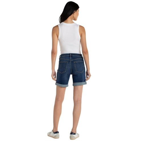 Women's Liverpool Los Angeles Marley Girlfriend Roll Cuff Hem Jean Shorts - Primary Image