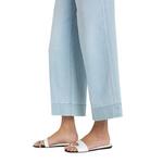 Women's Liverpool Los Angeles Embroidered Side Seam Crop Stride Wide Leg Jeans - Thumbnail 4 of 4