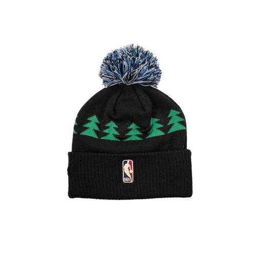 New Era Minnesota Timberwolves Hardwood Classic Pom Beanie - Primary Image