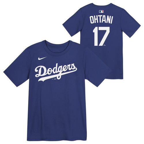 Nike Kids' Los Angeles Dodgers Shohei Ohtani #17 Name & Number T-Shirt - Primary Image