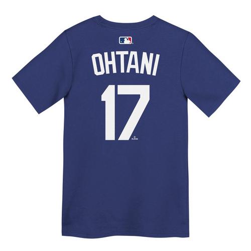 Nike Kids' Los Angeles Dodgers Shohei Ohtani #17 Name & Number T-Shirt - Primary Image