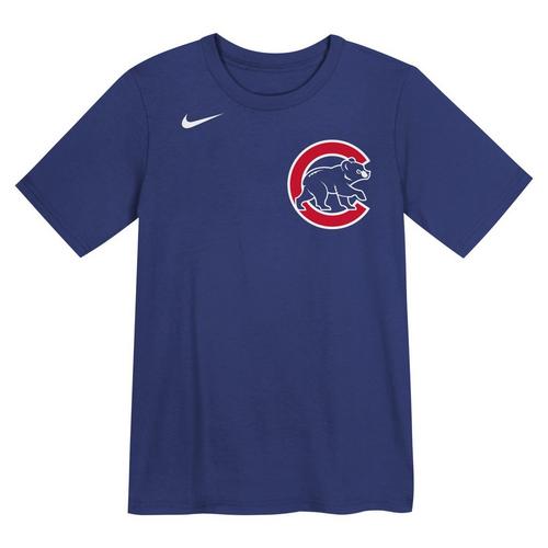 Nike Kids' Chicago Cubs Pete Crow-Armstrong #4 Name & Number T-Shirt - Primary Image
