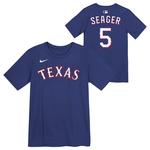 Nike Kids' Texas Rangers Corey Seager #5 Name & Number T-Shirt - Thumbnail 1 of 3