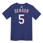 Nike Kids' Texas Rangers Corey Seager #5 Name & Number T-Shirt - Thumbnail 2 of 3